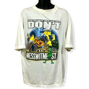 Vintage Y2K Sesame Street Gangster T-Shirt